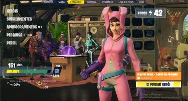 conta fortnite com salve o mundo