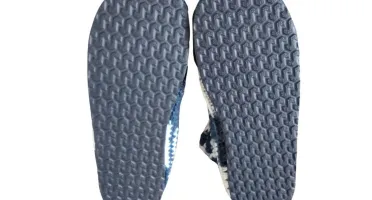 Pantufa de Lã Infantil Preto e Branco 32