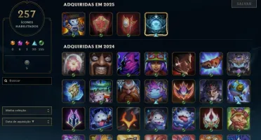 Conta LOL| 200+ Skins | Único Dono | Ouro II