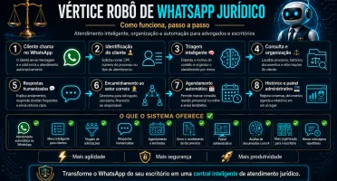 Robô Secretária e Estagiário- Jurídico com IA para Advogados
