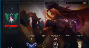 Conta League of legends diamante e 220 skins top !!