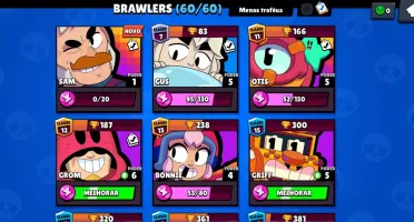 Conta brawl stars 28k de troféus, todos os brawlers