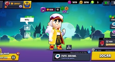 Conta brawl stars 28k de troféus, todos os brawlers