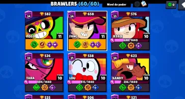 Conta brawl stars 28k de troféus, todos os brawlers