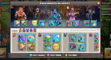 Cv 14 Sem Supercell Id - Level 173 - 3K Gemas E Vários Itens