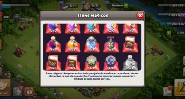 Cv 14 Sem Supercell Id - Level 173 - 3K Gemas E Vários Itens