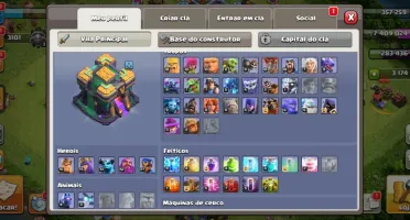 Cv 14 Sem Supercell Id - Level 173 - 3K Gemas E Vários Itens