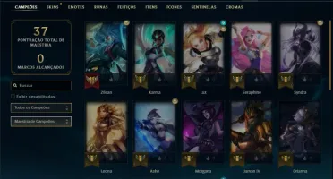 Conta Platina 3 com 26 Champs e 3 Skins