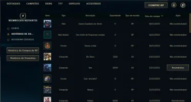 Conta Platina 3 com 26 Champs e 3 Skins