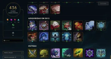 CONTA LEAGUE OF LEGENDS-CONTA SEASON 1-LVL 137-774 SKINS++++