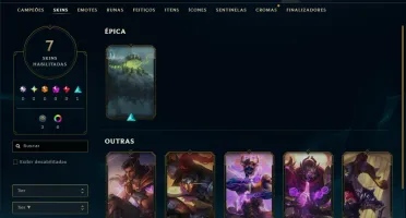 Esmeralda 1 com 40 Champs e 7 Skins