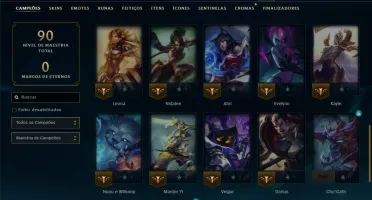Esmeralda 1 com 40 Champs e 7 Skins
