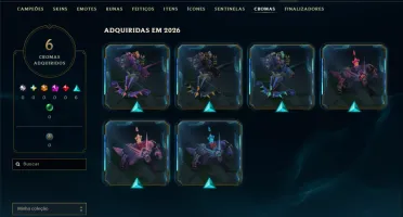 Esmeralda 1 com 40 Champs e 7 Skins