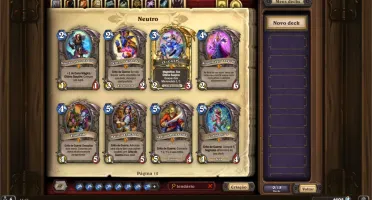 Conta de Hearthstone com todos os "Heróis Dourados".
