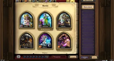 Conta de Hearthstone com todos os "Heróis Dourados".