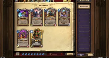Conta de Hearthstone com todos os "Heróis Dourados".