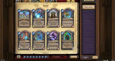 Conta de Hearthstone com todos os "Heróis Dourados".