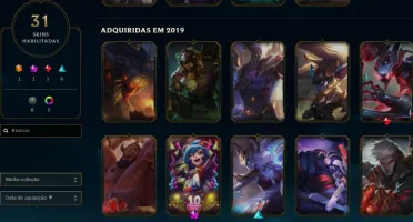 Conta de lol lvl 84 - 2 Skins vitoriosas League of Legends
