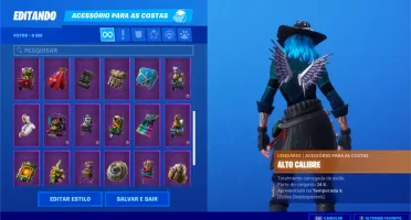Conta Fortnite S4 - S8 18 skins lendárias/27 skins épicas