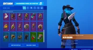 Conta Fortnite S4 - S8 18 skins lendárias/27 skins épicas