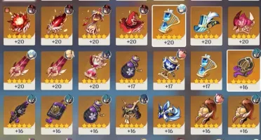 Conta Genshin Impact - AR55- 5 personagens 5 estrelas