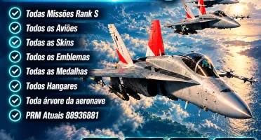 Ace Combat 8 (PS5) - Aviões, Skins, Rank S e muito mais!!!