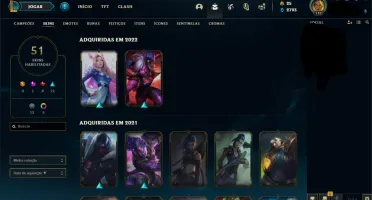 CONTA LOL SEM ELO - OURO 1 ULTIMA SEASON MMR ALTO