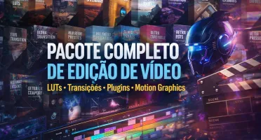 Pack Completo de Edição de Vídeo LUTs • Transições • Plugins