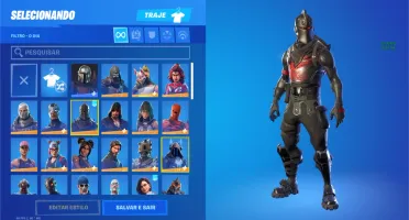 Conta Fortnite 87 skins+ Cavaleiro Negro