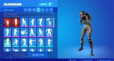 Conta Fortnite 87 skins+ Cavaleiro Negro