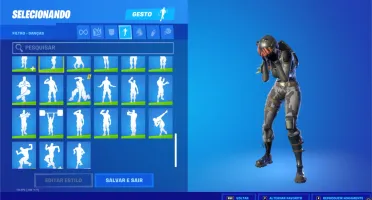 Conta Fortnite 87 skins+ Cavaleiro Negro