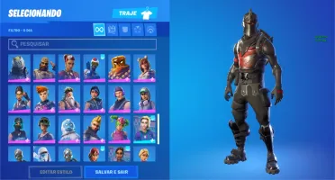 Conta Fortnite 87 skins+ Cavaleiro Negro