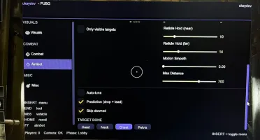PUBG Cheat Hack - Esp, Aim, No-Recoil, loot item ++