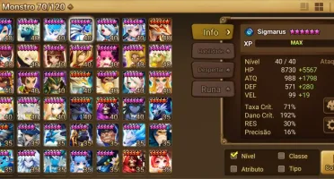 Conta Summoners Wars Early Game