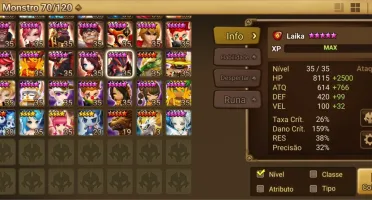 Conta Summoners Wars Early Game