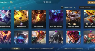 Vendo conta com Skins da lux e prestígio