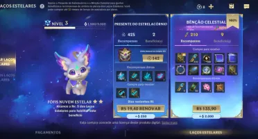 Vendo conta com Skins da lux e prestígio