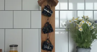 Porta-canecas de parede com 4 canecas Gratidão 120 ml
