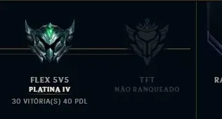 CONTA LOL DIAMOND