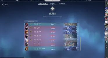 Conta smurf valorant prata mmr baixo