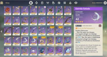 Conta Genshin Ar 60 Late Game