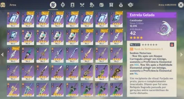 Conta Genshin Ar 60 Late Game
