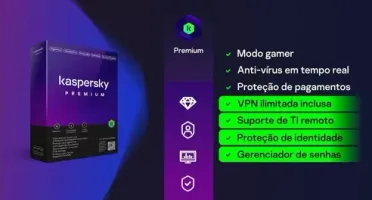 Kaspersky Antivírus Premium 5 Dispositivos 1 Ano