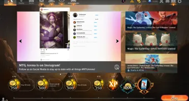 Conta MTG Arena 51020 gems, 1925 gold e 503 booster packs