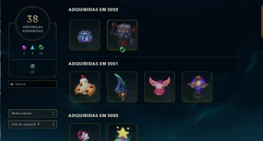 Conta Prata 3 , 314 skins .