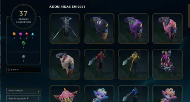 Conta Prata 3 , 314 skins .