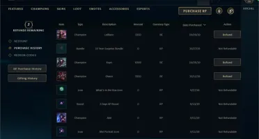 CC LOL TODAS RECOMPENSAS LV30 INTACTAS