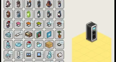 Conta habbo.com 2006 com trax, 22 pinguins e emblemas bons
