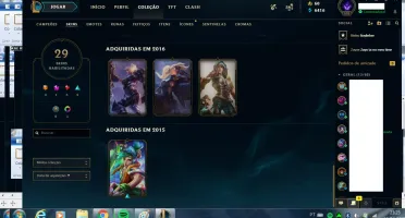 Conta ouro 4 Lol