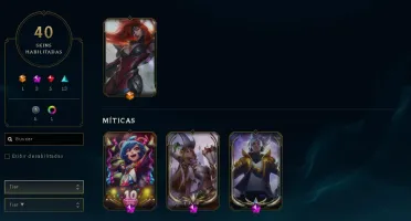 ✅Conta Riot Ouro com 2 skins prestigio LOL + armas Valorant✅